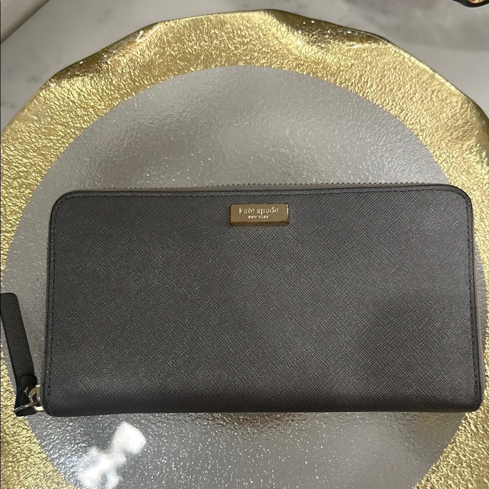Kate Spade silver metallic  Wallet